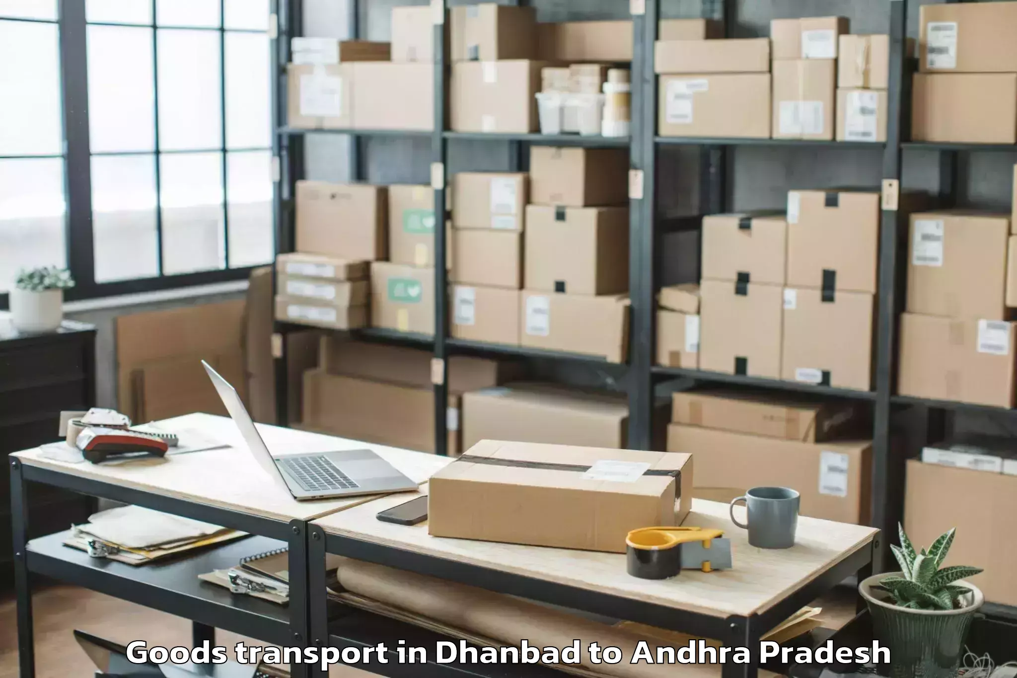 Leading Dhanbad to Palakollu Goods Transport Provider